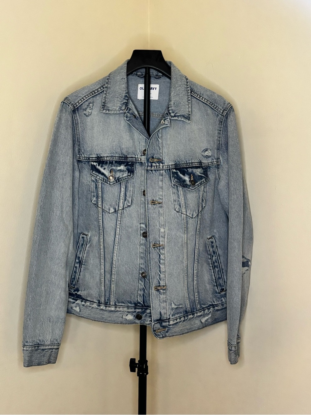 Old Navy Light Blue Denim Jacket for Men